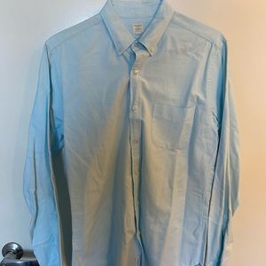 J. Crew Light Blue Vintage Oxford Shirt Size Medium